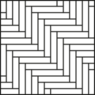 Елка, одинарная, диагональ