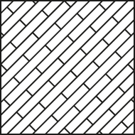 Палуба, смещение 1/2, диагональ