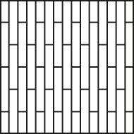 Палуба, смещение 1/2, прямая