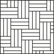 Елка, тройная, диагональ