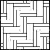 Елка, двойная, диагональ