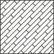 Палуба, смещение 1/3, диагональ